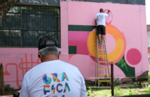 Festival Graficalia, Colores de Vida pintó la Avenida 6ta de Cali con su Mural Gozate la sexta, ¡vé!