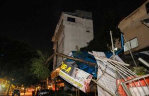 Turbulencia arbórea emergencia por fuertes lluvias