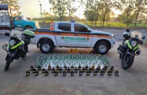 Incautan de 90 botellas de licor sin los documentos legales en Montería Córdoba