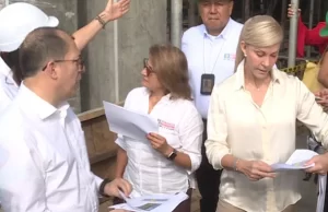 Gobernadora acompañó recorrido por obras del búnker de la Fiscalía en Cali