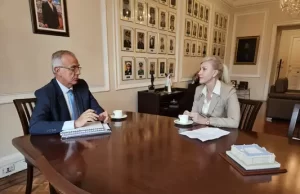 Gobernadora se reunió con el Ministro de Defensa para solicitar más apoyo a la seguridad en el Valle