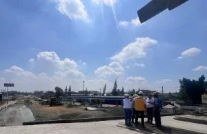 Supervisión del Secretario de Infraestructura en Reinicio de Obras en Puente de Juanchito