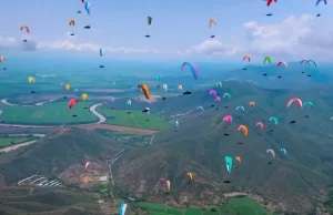El encanto y la magia de los cielos de Roldanillo conquistarán los corazones de los parapentistas