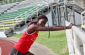 María Isabel Angulo con su salto de oro en los Bolivarianos de la Juventud