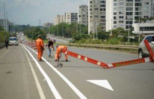 Movilidad dice que son 14.665 metros demarcados en 56 barrios