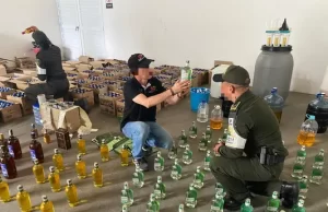 Golpe al contrabando de licor y cigarrillos