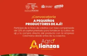Convocatoria para pequeños productores de Ají