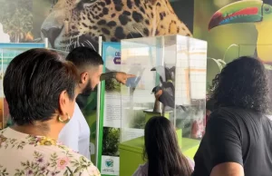 Exposición de aves de Inciva en Jardín Plaza