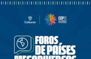 Otra cita de la Cop16, el Foro de Países Megadiversos
