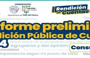 Vallecaucanos ya pueden consultar la Rendición de Cuentas de la Gobernación