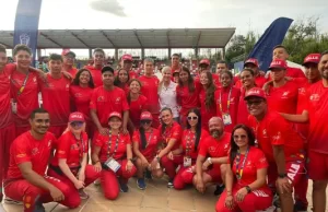 La Gobernadora del Valle estuvo presente en los I Juegos Nacionales Juveniles de Pereira