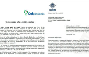 Colpensiones afirma estar «lista» para recibir a 18 millones de afiliados provenientes de fondos privados de pensiones
