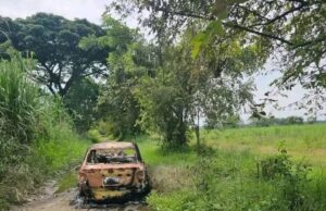 Hallan vehículo y dos cuerpos incinerados en zona rural de Guachené, Cauca