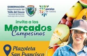 Gran Mercado Campesino llega a la Plazoleta de San Francisco con productos frescos y a precios justos