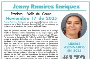 Avanzan indagaciones por asesinato de lideresa social en Pradera, Valle del Cauca