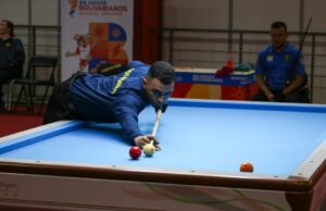 El billar colombiano brilla con dos oros y una plata en los Juegos Bolivarianos