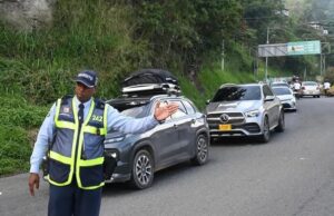 Destacan resultados del plan piloto de ‘pico y placa’ en el kilómetro 18 durante el plan retorno