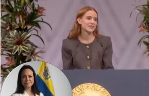 María Corina Machado va en camino a Oslo, su hija fue su representante para recibe el Nobel de la Paz