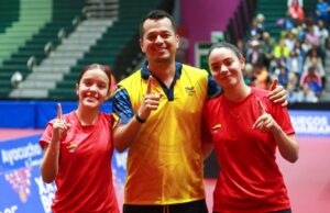 ¬ Ana María y Juliana, campeonas de tenis de mesa en Bolivarianos