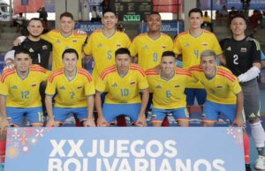 Colombia cierra con bronce su participación en el futsal de los Juegos Bolivarianos