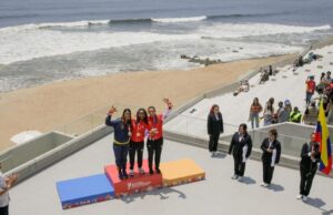 Margarita Conde logra medalla de plata para Colombia en el surf de los Bolivarianos
