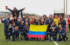 Rugby colombiano cierra los Bolivarianos con oro femenino y plata masculina