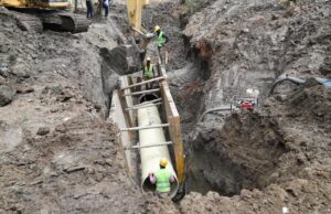 Avanza construcción del colector que mitigará inundaciones en El Carmelo