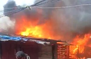 Bomberos de Cali controlaron incendio estructural en el sector La Laguna El Pondaje