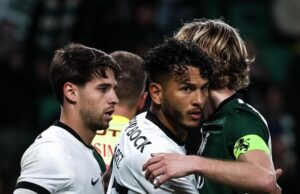 Noche difícil para Luis Suárez en la agónica victoria del Sporting Lisboa