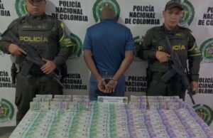 Hombre es capturado con millonaria suma de dinero sin justificar su origen