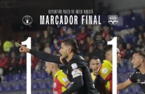 Duelo parejo en Nariño: Pasto e Interbogotá no se sacan ventaja y siguen en la cima