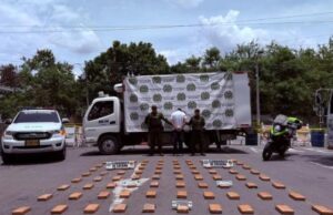 Incautan 87 kilos de cocaína en vía del Valle del Cauca y capturan a un hombre