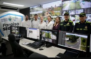 Gobernadora del Valle verificó avances del moderno sistema de videovigilancia en Jamundí