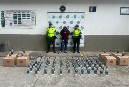 Operativos anticontrabando en el Valle dejan dos capturados y más de 1.200 unidades de licor incautadas