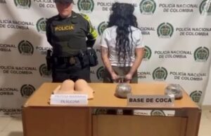 Capturan a mujer con droga oculta en prótesis falsas en vías del Valle