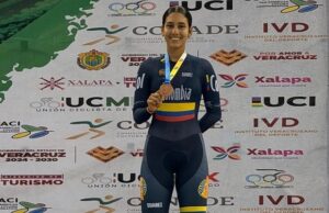 Sheylin Gómez brilló con Colombia en el Panamericano Junior de Pista en México