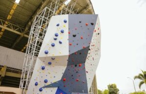 Cali reabre el ‘Rocódromo’ en la Unidad Deportiva Alberto Galindo con un moderno muro de escalada