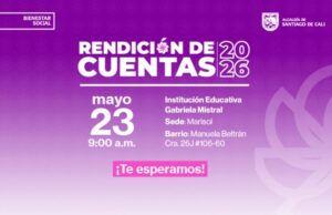 Secretaría de Bienestar Social llevará su rendición de cuentas a la Comuna 14