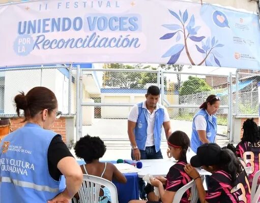 Llano Verde recibe la Carpa de la Reconciliación para fortalecer la convivencia y proteger a la juventud