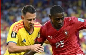 Colombia igualó con Portugal y enfrentará a Ghana en los dieciseisavos del Mundial