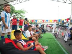 La Ciclovida de Cali celebró el Día del Padre con ambiente futbolero y actividades para toda la familia