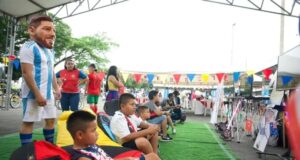 La Ciclovida de Cali celebró el Día del Padre con ambiente futbolero y actividades para toda la familia