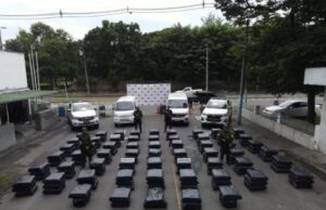 Policía incauta casi dos toneladas de marihuana en carretera del Valle del Cauca