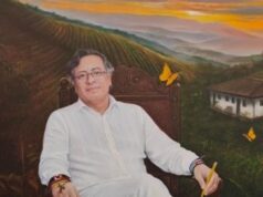 Petro presentó su retrato oficial para la galería de expresidentes de la Casa de Nariño