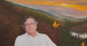 Petro presentó su retrato oficial para la galería de expresidentes de la Casa de Nariño