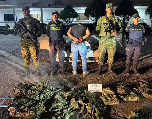 Capturan a alias ‘Miso’, presunto operador logístico del frente Adán Izquierdo en el Valle