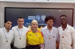 Gobernadora del Valle condecoró a figuras de la Selección Colombia por su participación en el Mundial