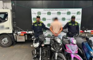 Recuperadas cuatro motocicletas robadas en Cali que eran transportadas ocultas en un camión hacia Tumaco