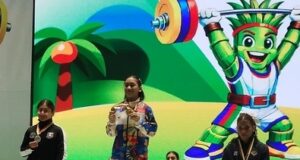 Cali arrancó el Mundial Junior de Pesas con cuatro récords mundiales y un podio para Colombia