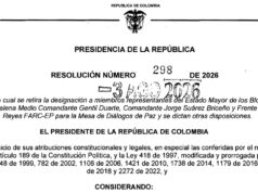 Gobierno revoca designación de ocho delegados de disidencias en mesa de paz por falta de voluntad para continuar el proceso